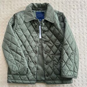 Janie and Jack boys quilted barn jacket NWT